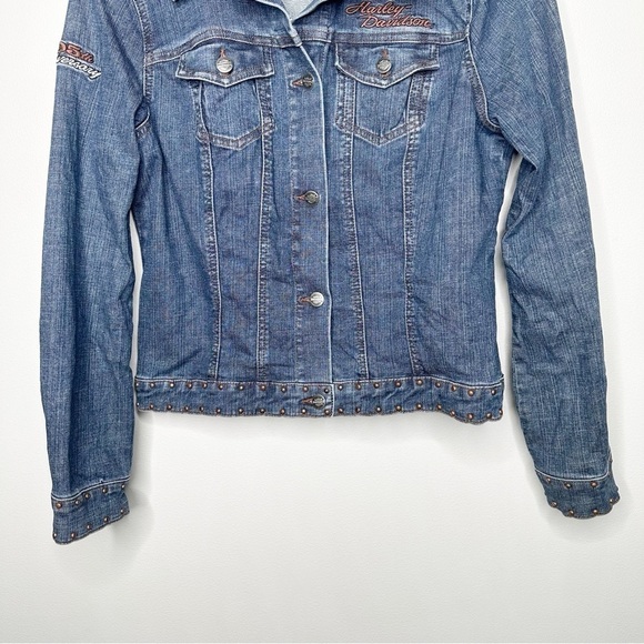 Harley Davidson 105th Anniversary Jean Jacket - Picture 3 of 7